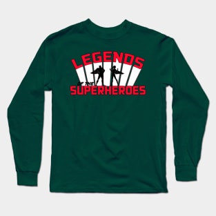 Legends of the Superheroes Logo Long Sleeve T-Shirt